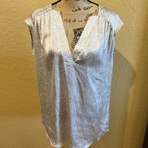 A New Day short sleeve, leopard blouse, size L, like new | offer in description